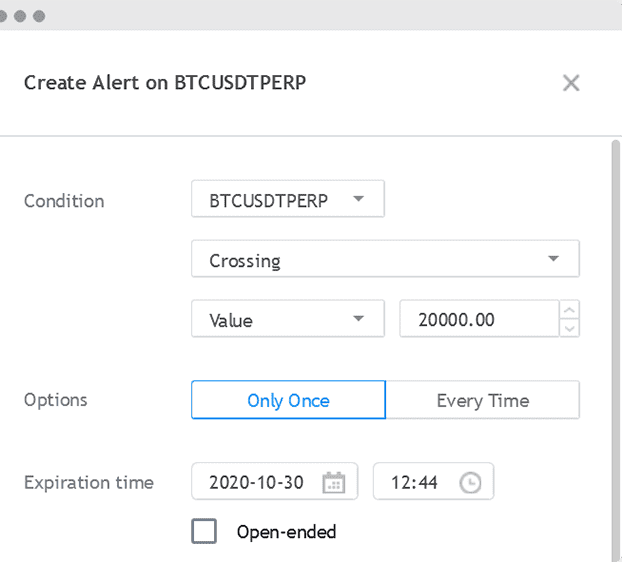 Create alerts on tradingview and execute trades with Gunbot